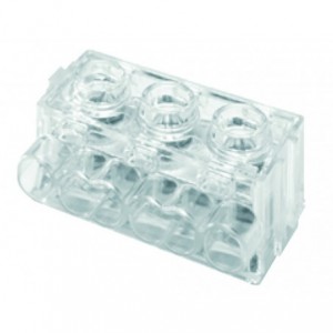 Terminal Block 6 Way Transparent 76 Amps