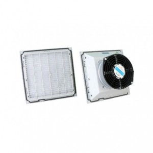 230VAC FAN C/W FILTER AND GRILL 255x255 IP54