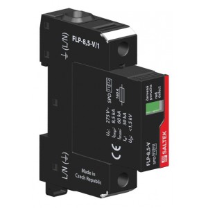 1P 275V 60kA 8/20 CLASS 1+2 SURGE ARRESTER
