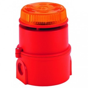 24VDC Amber BEACON/ Siren . ABS Flame RETARDANT- 49 Tone