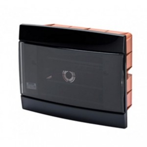 FLUSH DB 1x8M TONER BLACK SMOKED DOOR IP40