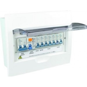 Flush White Din Db 12-WAY PRE-WIRED