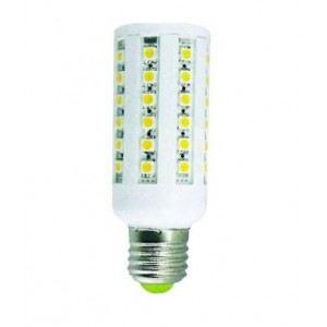 230VAC 6.5W Cool White LED Corn Lamp E27 6000K