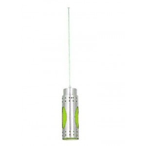 ALUM. PENDANT LIGHT FITTING - GREEN INNER COATING 1000mmx130