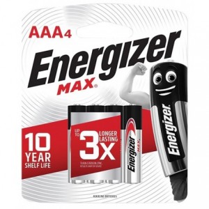 Energiser Max Battery Aaa 1.5V LR03 (pack Of 4)