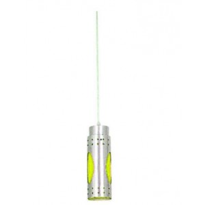 ALUM. PENDANT LIGHT FITTING - YELLOW INNER 1000mmx130mm