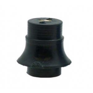 8mm BLACK PLASTIC INSULATOR F-F