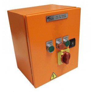 2.2kW 400V DOL REV STARTER +ISOL STEEL IP65 415V COIL