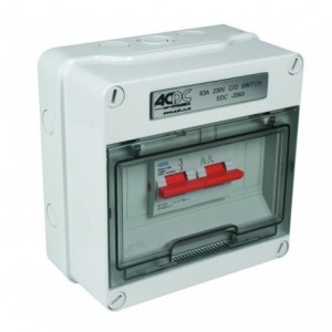 100A 2-POLE Enclosed CHANGE-OVER Switch