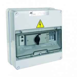 63A 2P ENCL CHANGE-OVER SWITCH C/W LIGHTS &amp; BUZZER IP55