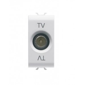 Chorus 1M TV Direct Male Type Connection White