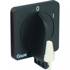 Spare Handle 3 X Padlockable. GREY/BLACK 12A-25A Switch