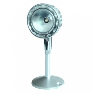 12VAC/DC CHROME PLATED LED CABINET LIGHT 1x3W