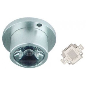 MINI ALUM. LED LAMP WHITE 1W 23.5x16.5MM