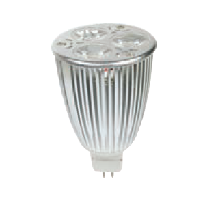 12VAC/DC Cool White Dimmable LED Light 9W MR16/GU5.3