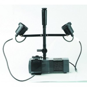 230V Fountain Pump Kit With YELLOW/GREEN Lights