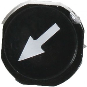 Black 45DEG Slow Button For Lap Pendant