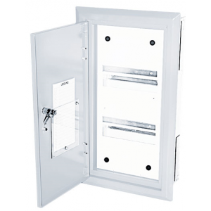 4x16(64) WAY IND STEEL FLUSH DIN DB WHITE