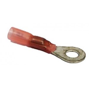 Solder CONNECTOR-6MM Ring Red 1 - 2MM PACK Of 10