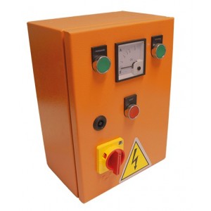 5.5kW 400V DOL REV STARTER +ISOL+AMM STEEL IP65 415V COIL