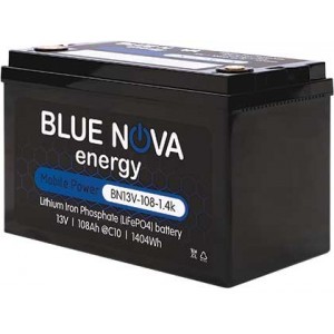 1400Wh 108AH 13VDC LIFePO4 BATTERY C/W BMS