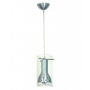 ALUM. PENDANT LIGHT FITTING - WHITE INNER COATING 1000mmx120