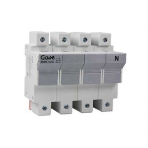 Fuse Base 3 Pole 22X58 + N