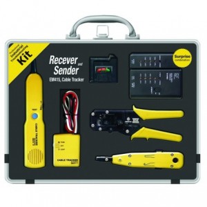 Network Kit Contains Wire TRACER-NETWORK TESTER-BATT Tester