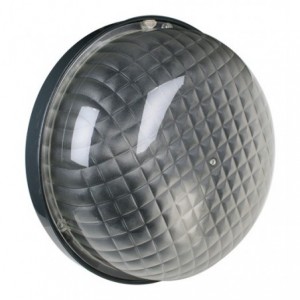 BOLLA 2x9W 230V 50HZ G23 IP55 SMOKE GREY