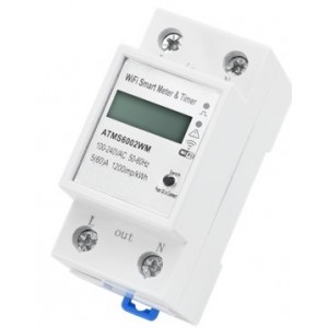 230VAC Smart WIFI Din TIMER/SWITCH/METER 60A