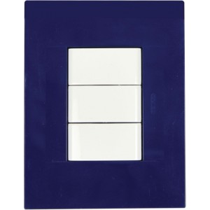 3 Lever 1P 16A Chorus Geo Topaz Blue