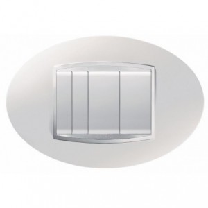 4 Lever 1P 16A Kit Chorus Art White