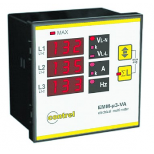 3 PHASE MULTIFUNCTION METER 72x72
