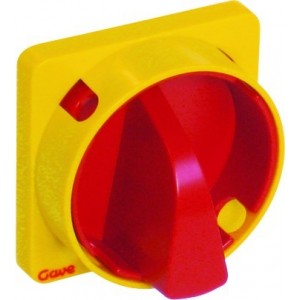 Spare Handle 1 X Padlockable. RED/YELLOW 12A-40A Switch