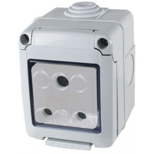 15A Rsa 15A Surface Unswitched Socket IP55
