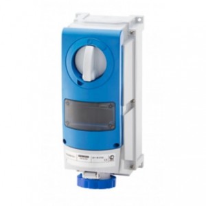 32A 250V 2P+E Sw Socket Outlet IP66