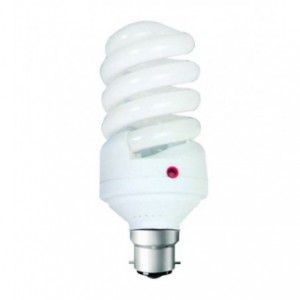 11W Cf Lamp B22 Warm White 230VAC With Daylight Sensor