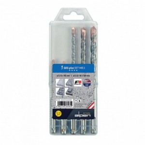 Alpen F4 Sds Drill Bit Set 5 Piece 5 6 X 110MM 6 8 10 Mm X