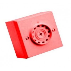 9-28VDC SOUNDER 18mA- 97DB-IP21- 32TONE- RED