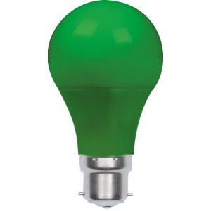 230V GREEN B22 LED BULB 110(L)x60(DIA) 3W