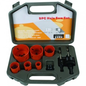 HOLE SAW KIT 16mm-20mm-22mm-25mm &amp; 32mm