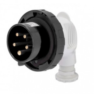 16A 3P+E 500V 90DEG Plug IP67 7H