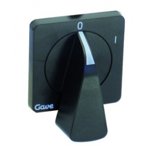 Spare Black Handle + Escutcheon Plate Isolater 0-1. 63A-125A