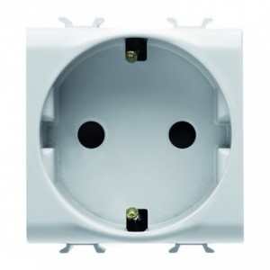 Chorus 2M 2P+E German 16A 250V Socket White