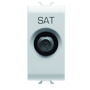 Chorus 1M TV/SAT 5DB Female Type Connection White