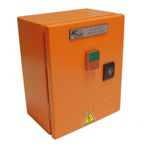 11kW 400V DOL STARTER  ORANGE STEEL IP65 240V COIL