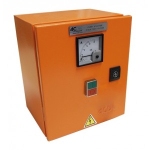 30kW 400V DOL STARTER+AMM ORANGE STEEL IP65 240V COIL