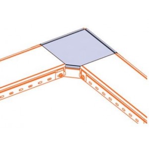 90 ° Tray Bend 300MM(W) X 50MM(H)X 50MM(B) Galv Mild Steel