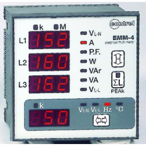 3 PHASE MULTIFUNCTION METER 72x72