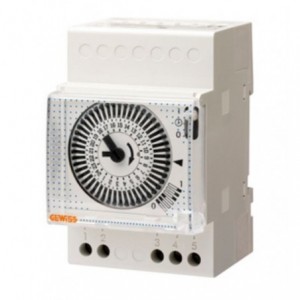 Analogue 7 Day Time Switch 1C/O 3M 150H Reserve